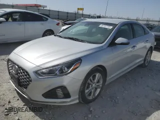 2018 Hyundai Sonata SEL with VIN 5NPE34AF0JH709281, listed as a Copart auction lot 48797735 with 96,482 mi miles and Salvage Title. Bid and sale history available at DreamBid. Image 1.
