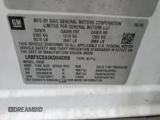 2019 Buick Envision Essence with VIN LRBFXCSA0KD040358, listed as a Copart auction lot 52831355 with 88,454 mi miles and Salvage Title. Bid and sale history available at DreamBid. Image 13.