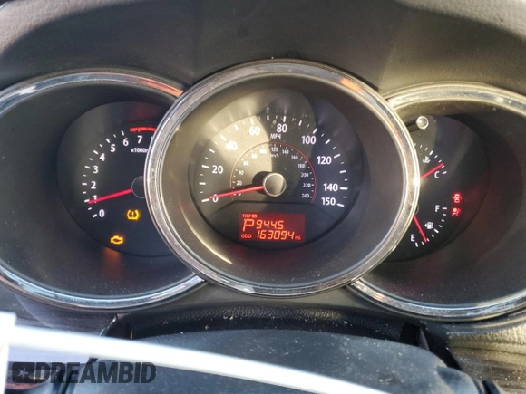 2012 Kia Sorento LX with VIN 5XYKT3A60CG295992, listed as a Copart auction lot 41996405 with 163,094 mi miles and Salvage Title. Bid and sale history available at DreamBid. Image 9.