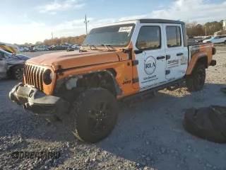2022 Jeep Gladiator Texas Trail with VIN 1C6HJTAG9NL146049, listed as a Copart auction lot 45035755 with 0 mi miles and Salvage Title. Bid and sale history available at carsss.com. Image 1.