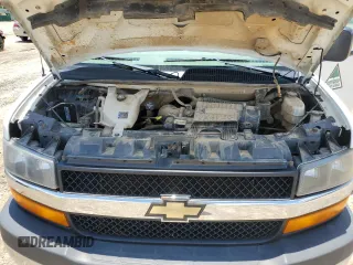 2019 Chevrolet Express Passenger LT with VIN 1GAZGPFG4K1341049, listed as a Copart auction lot 60321535 with 160,353 mi miles and Salvage title. Bid and sale history available at DreamBid. Image 12.