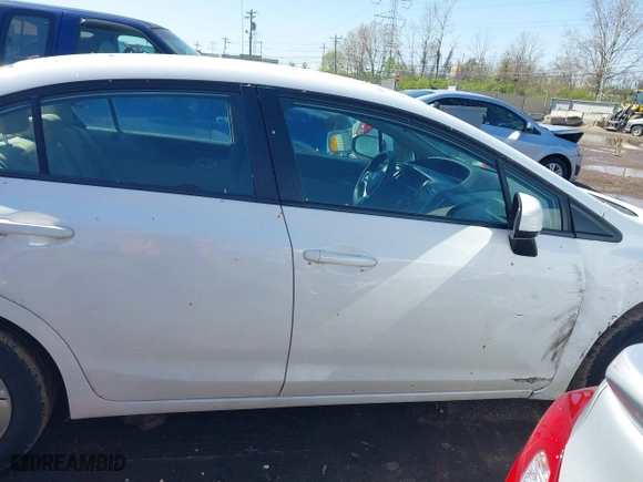 2014 Honda Civic Sedan LX with VIN 19XFB2F55EE007382, listed as a IAAI auction lot 41972787 with 215,716 mi miles. Bid and sale history available at carsss.com. Image 13.
