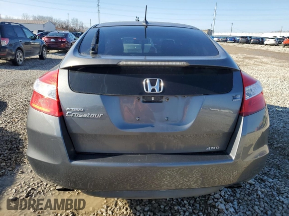 2010 Honda Crosstour EX-L with VIN 5J6TF2H51AL005564, listed as a Copart auction lot 86870224 with 193,570 mi miles and Salvage Title. Bid and sale history available at carsss.com. Image 6.