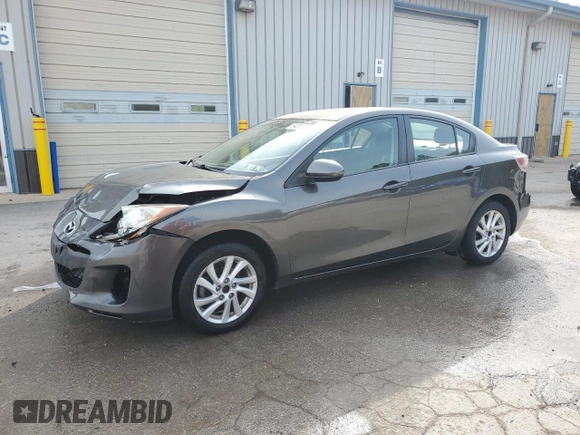 2012 Mazda 3 i Touring with VIN JM1BL1V85C1663227, listed as a Copart auction lot 54205695 with 132,990 mi miles and Salvage title. Bid and sale history available at DreamBid. Image 1.