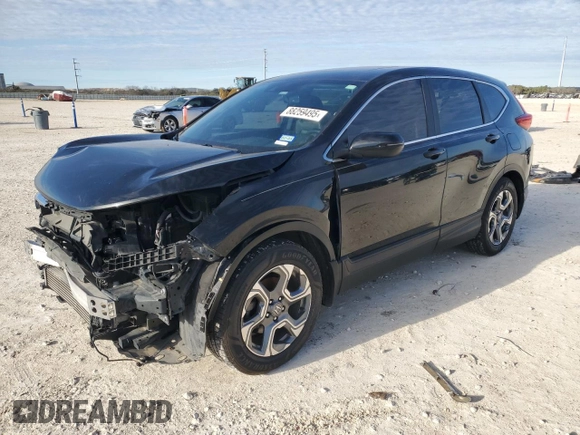 2019 Honda CR-V EX-L with VIN 5J6RW1H89KA013553, listed as a Copart auction lot 88259495 with 129,369 mi miles and Salvage Title. Bid and sale history available at carsss.com. Image 1.