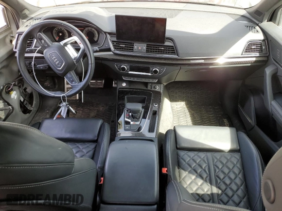 2021 Audi SQ5 Premium Plus with VIN WA1B4AFY9M2139595, listed as a Copart auction lot 48438494 with 28,979 mi miles and . Bid and sale history available at DreamBid. Image 8.