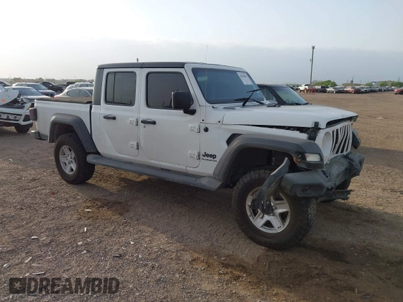 2020 Jeep Gladiator Sport S z VIN 1C6HJTAG5LL141251, wystawiony jako IAAI lot #41825062 z przebiegiem 51 961 mil mil oraz . Historia ofert i sprzedaży dostępna na DreamBid. Obrazek 1.