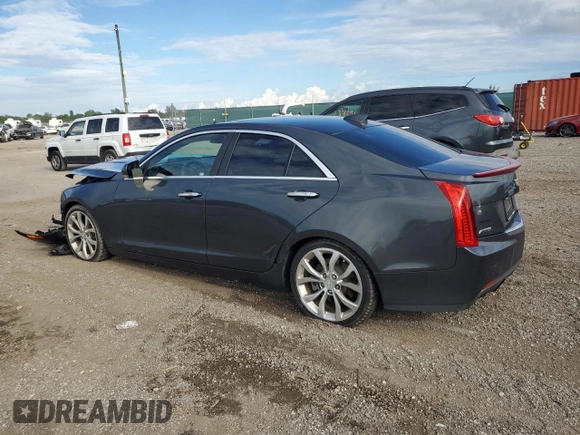 2015 Cadillac ATS Premium with VIN 1G6AF5SX1F0123294, listed as a Copart auction lot 74200964 with 59,652 mi miles and Salvage Title. Bid and sale history available at carsss.com. Image 2.
