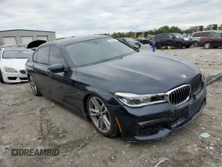 2018 BMW 7 Series ALPINA B7 xDrive with VIN WBA7F2C5XJG423609, listed as a Copart auction lot 73530954 with 63,190 mi miles and Salvage Title. Bid and sale history available at carsss.com. Image 4.