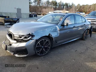 2023 BMW 5 Series 530i xDrive with VIN WBA13BJ0XPWY03876, listed as a Copart auction lot 87457124 with 24,557 mi miles and Salvage Title. Bid and sale history available at DreamBid. Image 1.