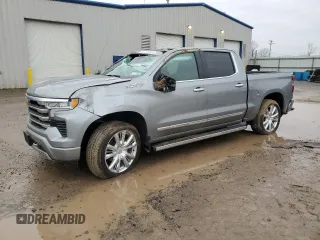 2024 Chevrolet Silverado 1500 High Country with VIN 1GCUDJE82RZ371342, listed as a Copart auction lot 84446434 with 9,839 mi miles and Salvage Title. Bid and sale history available at DreamBid. Image 1.