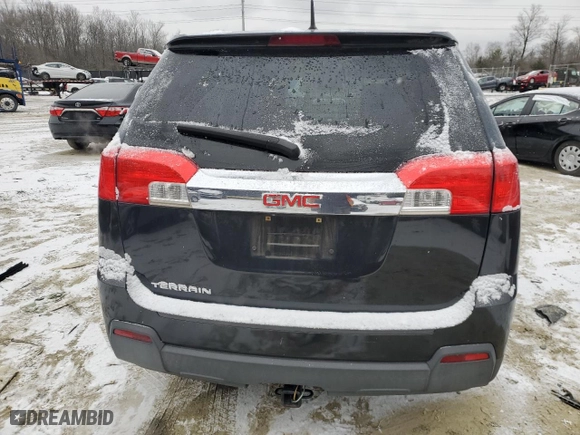 2010 GMC Terrain SLE-1 with VIN 2CTALBEW9A6297531, listed as a Copart auction lot 46049185 with 175,129 mi miles and Salvage Title. Bid and sale history available at carsss.com. Image 6.