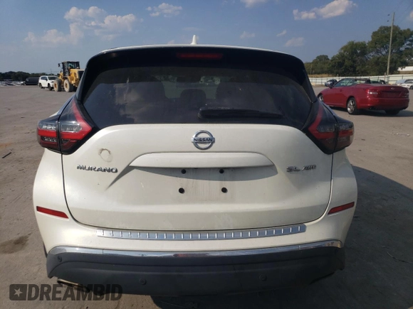 2021 Nissan Murano SL with VIN 5N1AZ2CS0MC127429, listed as a Copart auction lot 69502014 with 49,833 mi miles and Clean Title. Bid and sale history available at DreamBid. Image 6.