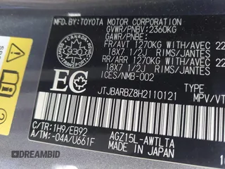 2017 Lexus NX 200t z VIN JTJBARBZ8H2110121, wystawiony jako IAAI lot #42248780 z przebiegiem 77 689 mil mil oraz . Historia ofert i sprzedaży dostępna na DreamBid. Obrazek 9.