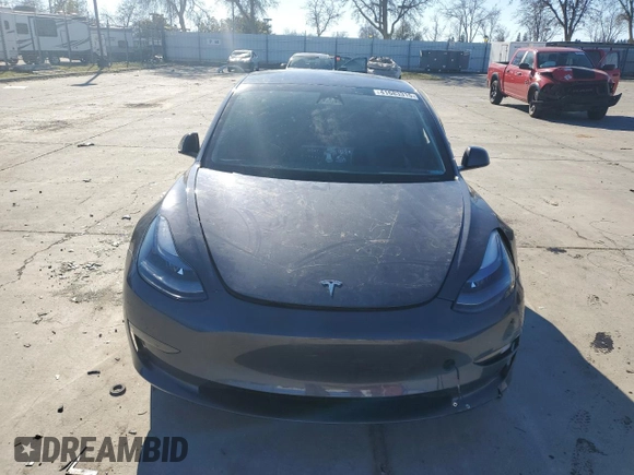 2023 Tesla Model 3 with VIN 5YJ3E1EA6PF713275, listed as a Copart auction lot 41683315 with 26,463 mi miles and Salvage Title. Bid and sale history available at DreamBid. Image 5.