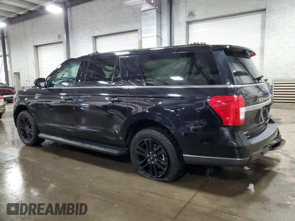 2024 Ford Expedition Max XLT z VIN 1FMJK1J87REA24817, wystawiony jako Copart lot #52189555 z przebiegiem 9 506 mil mil oraz Szkoda całkowita • Salvage title. Historia ofert i sprzedaży dostępna na DreamBid. Obrazek 2.