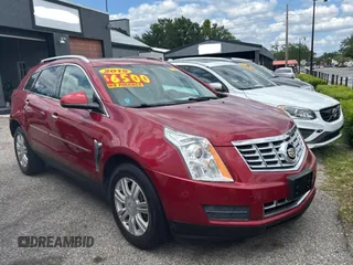 2015 Cadillac SRX Luxury Collection with VIN 3GYFNBE37FS569840, listed as a Copart auction lot 52823025 with 183,816 mi miles and Clean Title. Bid and sale history available at carsss.com. Image 1.