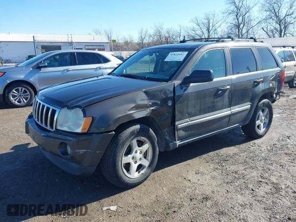 2005 Jeep Grand Cherokee Limited с VIN 1J4HR58N05C667737, выставлен на аукционе IAAI как лот 41824082 с пробегом 147 995 миль миль и . История ставок и продаж доступна на DreamBid. Изображение 2.