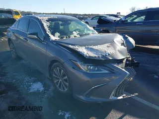 2021 Lexus ES with VIN 58AD11D18MU006249, listed as a IAAI auction lot 41265765 with 42,338 mi miles. Bid and sale history available at carsss.com. Image 1.