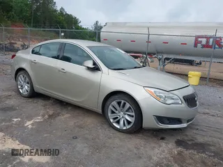 2016 Buick Regal Premium I with VIN 2G4GP5EX0G9153681, listed as a IAAI auction lot 42127012 with 132,744 mi miles. Bid and sale history available at carsss.com. Image 1.