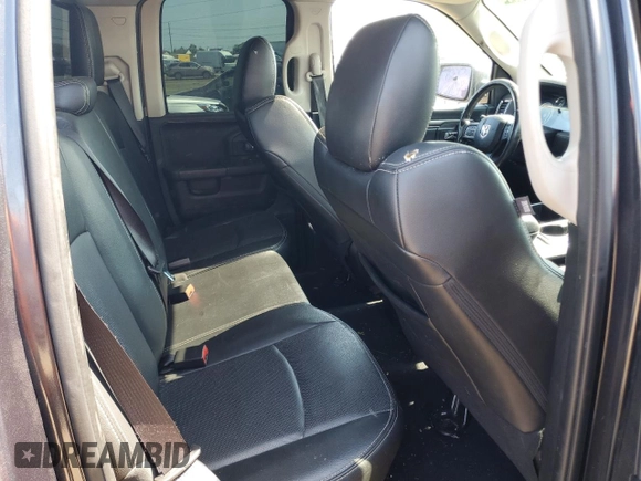 2015 Ram 1500 Sport z VIN 1C6RR7HT3FS584242, wystawiony jako Copart lot #57354125 z przebiegiem Nie podano mil oraz Szkoda całkowita • Salvage title. Historia ofert i sprzedaży dostępna na DreamBid. Obrazek 10.