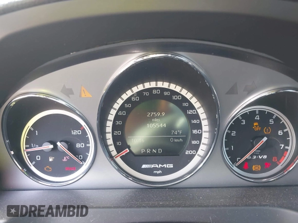 2010 Mercedes-Benz C 63 AMG with VIN WDDGF7HB9AF438001, listed as a IAAI auction lot 42163284 with 105,544 mi miles and . Bid and sale history available at carsss.com. Image 7.