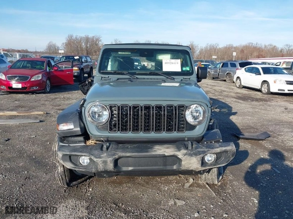 2024 Jeep Wrangler Sport S with VIN 1C4PJXDN6RW306365, listed as a IAAI auction lot 40928419 with 6,329 mi miles. Bid and sale history available at carsss.com. Image 13.