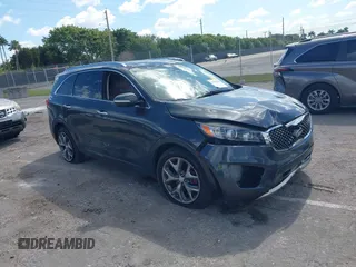 2018 Kia Sorento SX with VIN 5XYPK4A53JG396897, listed as a IAAI auction lot 41593874 with 99,625 mi miles and . Bid and sale history available at DreamBid. Image 1.