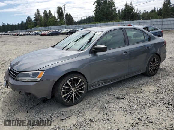 2016 Volkswagen Jetta Sport with VIN 3VWD17AJ1GM366357, listed as a Copart auction lot 61309615 with 99,108 mi miles and Salvage title. Bid and sale history available at DreamBid. Image 1.