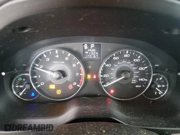 2011 Subaru Outback 2.5i with VIN 4S4BRBAC6B3406395, listed as a Copart auction lot 62387735 with 170,167 mi miles and Salvage title. Bid and sale history available at DreamBid. Image 9.