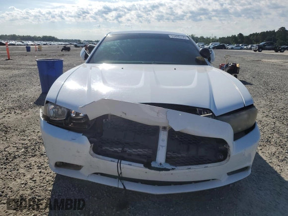 2014 Dodge Charger Police with VIN 2C3CDXAT8EH203468, listed as a Copart auction lot 55890735 with 119,327 mi miles and Salvage title. Bid and sale history available at DreamBid. Image 5.