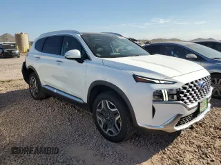 2023 Hyundai Santa Fe Hybrid SEL Premium with VIN 5NMS3DA12PH010599, listed as a Copart auction lot 73428934 with 27,445 mi miles and Salvage Title. Bid and sale history available at carsss.com. Image 4.