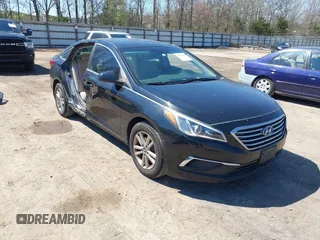2016 Hyundai Sonata SE z VIN 5NPE24AF3GH343151, wystawiony jako IAAI lot #41853468 z przebiegiem 76 554 mil mil oraz . Historia ofert i sprzedaży dostępna na DreamBid. Obrazek 1.