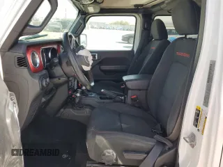 2020 Jeep Wrangler Unlimited Rubicon z VIN 1C4HJXFG8LW270561, wystawiony jako Copart lot #59327255 z przebiegiem Nie podano mil oraz Szkoda całkowita • Salvage title. Historia ofert i sprzedaży dostępna na DreamBid. Obrazek 7.