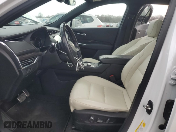 2019 Cadillac XT4 AWD Sport with VIN 1GYFZFR47KF203034, listed as a Copart auction lot 47620715 with 112,937 mi miles and Salvage title. Bid and sale history available at DreamBid. Image 7.