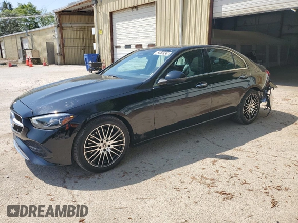 2024 Mercedes-Benz C 300 with VIN W1KAF4GB0RR223977, listed as a Copart auction lot 52916935 with 18,937 mi miles and Clean Title. Bid and sale history available at carsss.com. Image 1.