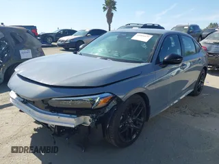 2025 Honda Civic Sport with VIN 2HGFE2F51SH557221, listed as a IAAI auction lot 42344477 with 313 mi miles and . Bid and sale history available at DreamBid. Image 17.