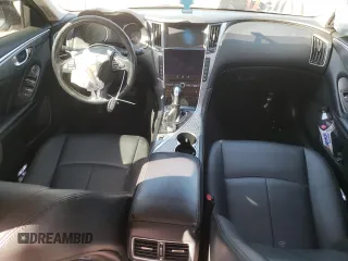 2016 Infiniti Q50 Premium with VIN JN1EV7AR0GM343412, listed as a Copart auction lot 48701635 with 133,669 mi miles and Salvage Title. Bid and sale history available at DreamBid. Image 8.