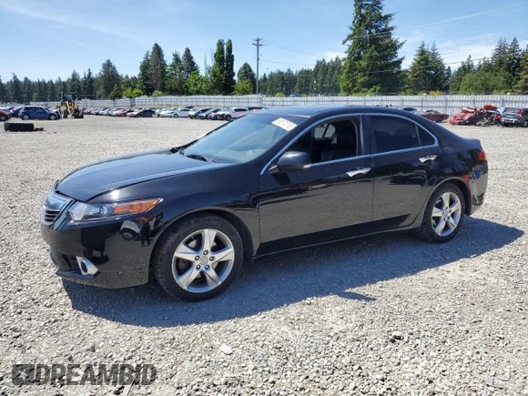 2013 Acura TSX with VIN JH4CU2F45DC002420, listed as a Copart auction lot 58570715 with 110,624 mi miles and Salvage title. Bid and sale history available at DreamBid. Image 1.