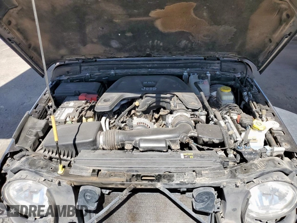 2018 Jeep Wrangler Unlimited Sport with VIN 1C4HJXDG1JW145336, listed as a Copart auction lot 59521635 with 120,089 mi miles and Salvage title. Bid and sale history available at DreamBid. Image 12.