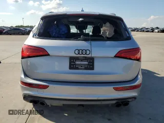 2016 Audi SQ5 Premium Plus with VIN WA1CCAFP8GA052179, listed as a Copart auction lot 63912814 with 0 mi miles and Salvage Title. Bid and sale history available at carsss.com. Image 6.