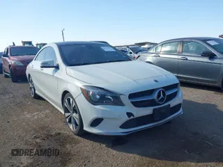 2018 Mercedes-Benz CLA with VIN WDDSJ4EB1JN535257, listed as a IAAI auction lot 41780146 with 82,816 mi miles. Bid and sale history available at carsss.com. Image 1.