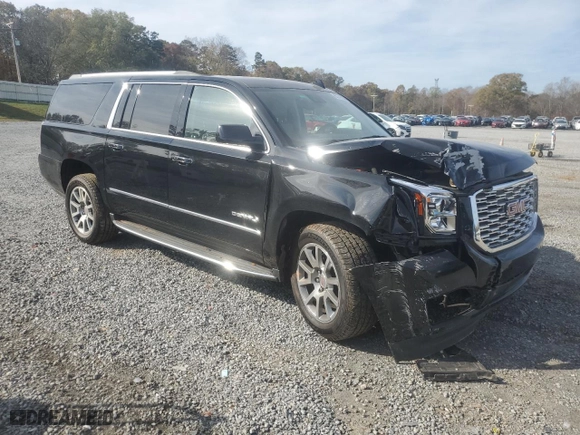 2020 GMC Yukon XL Denali with VIN 1GKS1HKJ0LR182572, listed as a Copart auction lot 80741994 with 107,195 mi miles and Salvage Title. Bid and sale history available at carsss.com. Image 4.