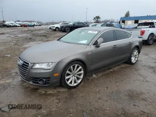 2012 Audi A7 3.0 Premium Plus with VIN WAUYGAFC3CN050160, listed as a Copart auction lot 47700555 with 127,617 mi miles and Clean Title. Bid and sale history available at carsss.com. Image 1.