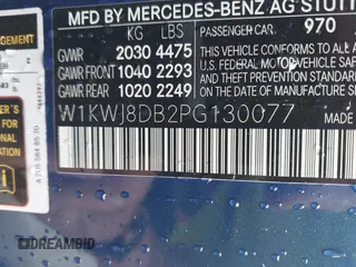 2023 Mercedes-Benz C 300 z VIN W1KWJ8DB2PG130077, wystawiony jako IAAI lot #42026028 z przebiegiem 13 263 mil mil oraz . Historia ofert i sprzedaży dostępna na DreamBid. Obrazek 9.