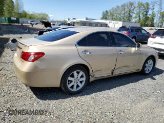 2007 Lexus ES 350 with VIN JTHBJ46G372047618, listed as a Copart auction lot 53755045 with 147,266 mi miles and Salvage Title. Bid and sale history available at carsss.com. Image 3.