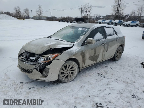 2012 Mazda 3 GX with VIN JM1BL1KF4C1610439, listed as a Copart auction lot 41775845 with Not Provided miles and Non Repairable. Bid and sale history available at carsss.com. Image 1.