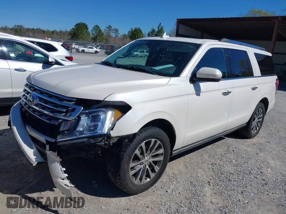 2018 Ford Expedition Max Limited with VIN 1FMJK1KT7JEA02646, listed as a IAAI auction lot 41727938 with 199,594 mi miles and . Bid and sale history available at DreamBid. Image 2.