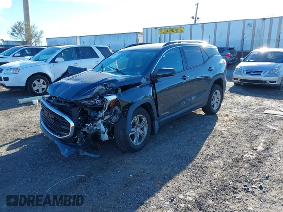 2019 GMC Terrain SLE with VIN 3GKALTEV8KL254258, listed as a IAAI auction lot 40973439 with 60,886 mi miles. Bid and sale history available at carsss.com. Image 17.
