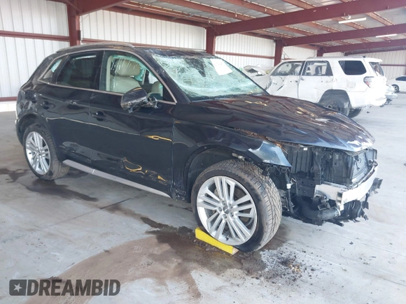 2018 Audi Q5 Prestige z VIN WA1CNAFY2J2225747, wystawiony jako IAAI lot #42078647 z przebiegiem 48 528 mil mil oraz . Historia ofert i sprzedaży dostępna na DreamBid. Obrazek 1.